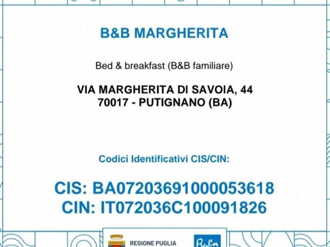 B&B Margherita Путиньяно Экстерьер фото